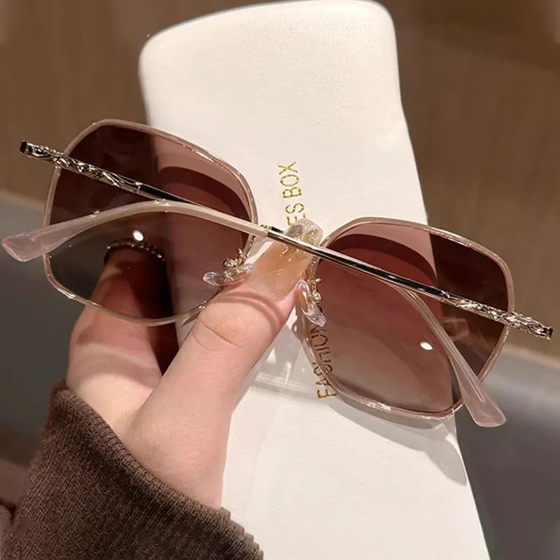 VINEY Alloy TR/Memory Plastic Irregular Shape Sunglasses Unisex-2