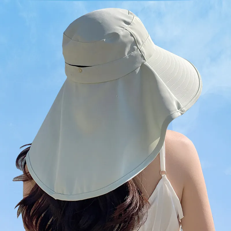 VINEY Polyester Sun Protection Hats Women's-7