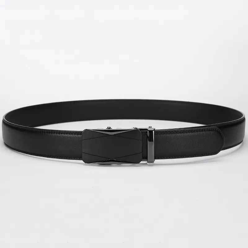 VINEY Cow Split Leather Belts Men's Width 3.5-25