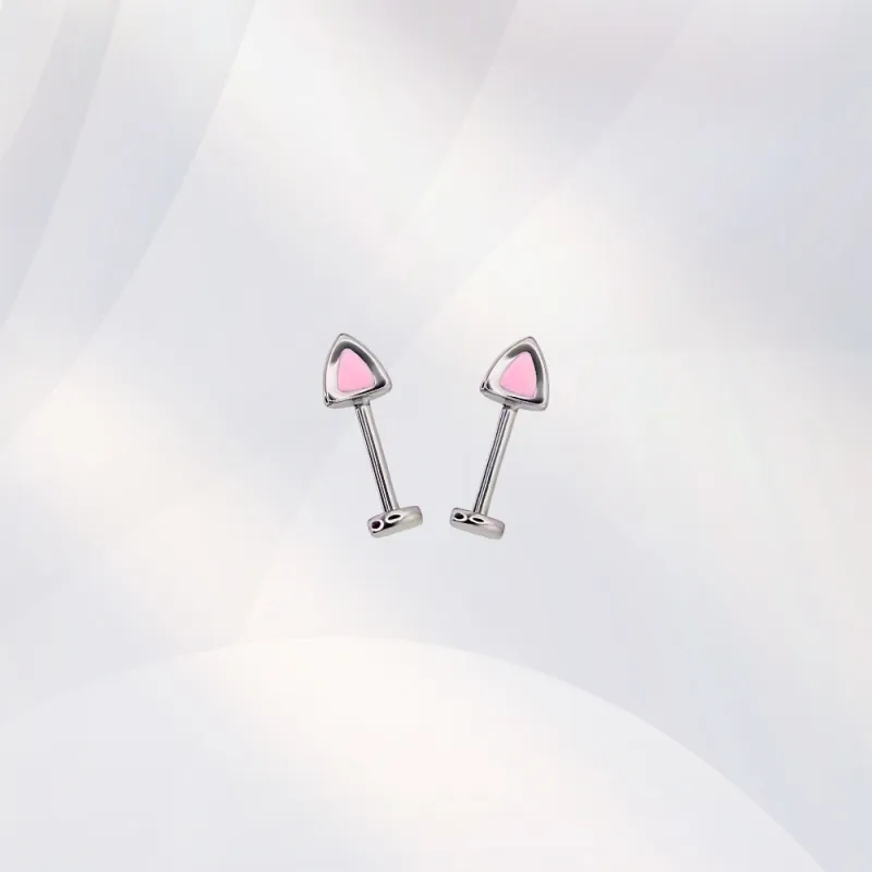 GUDS GAVE Alloy Stud Earrings Unisex-2