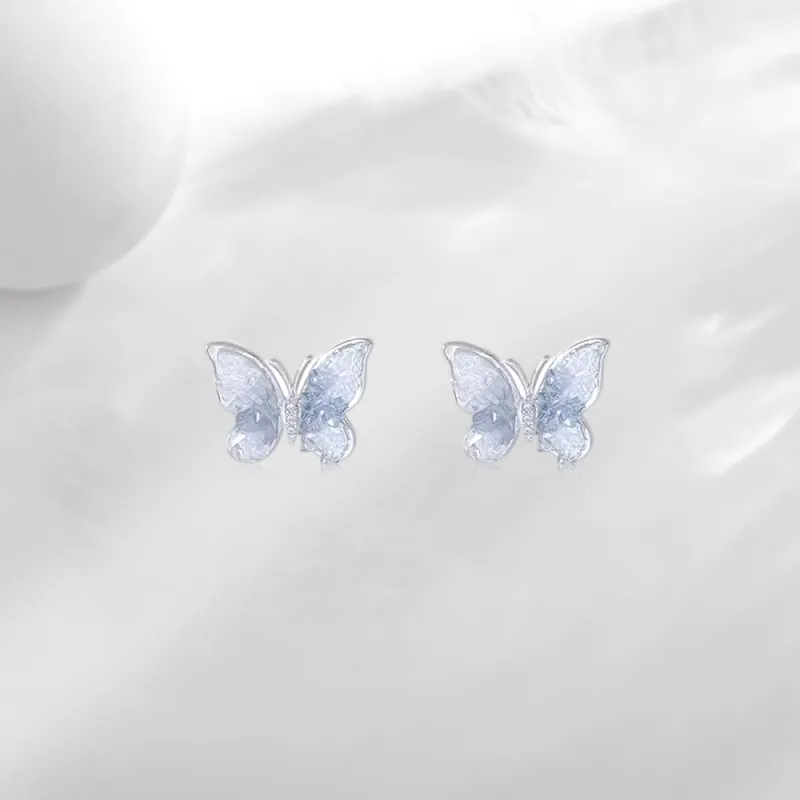GUDS GAVE Faux Crystal Stud Earrings Women's-3