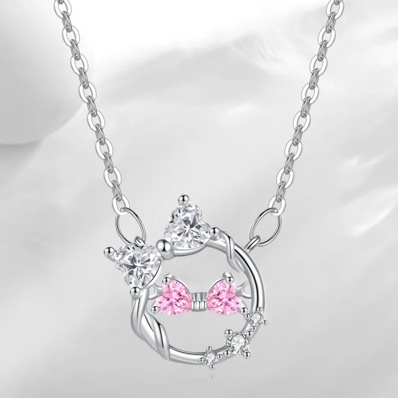 GUDS GAVE Colored Glaze Jade Necklaces Unisex-1