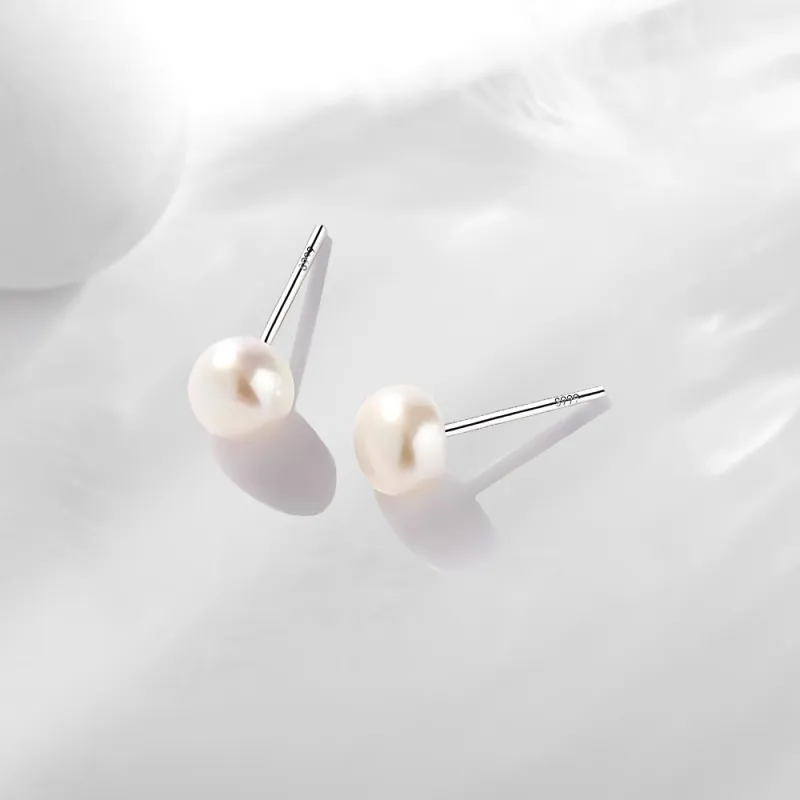 GUDS GAVE 999 Fine Silver Stud Earrings Women's-2