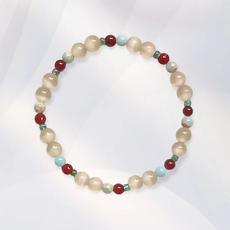GUDS GAVE Glass Cat Eye Bracelets Unisex-2