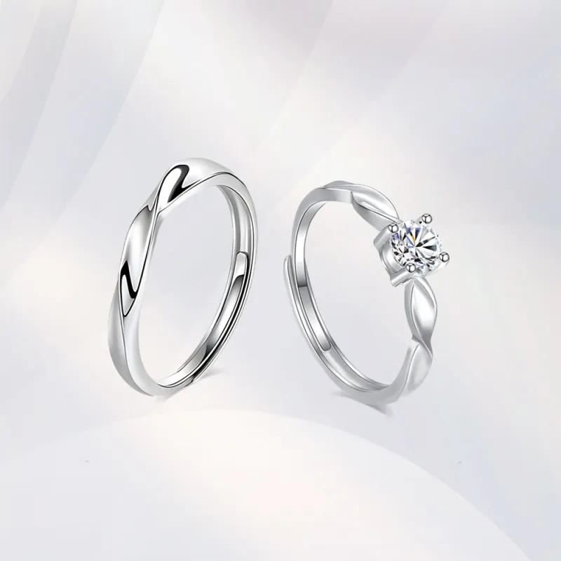 GUDS GAVE S999 Fine Silver Rings Unisex-2