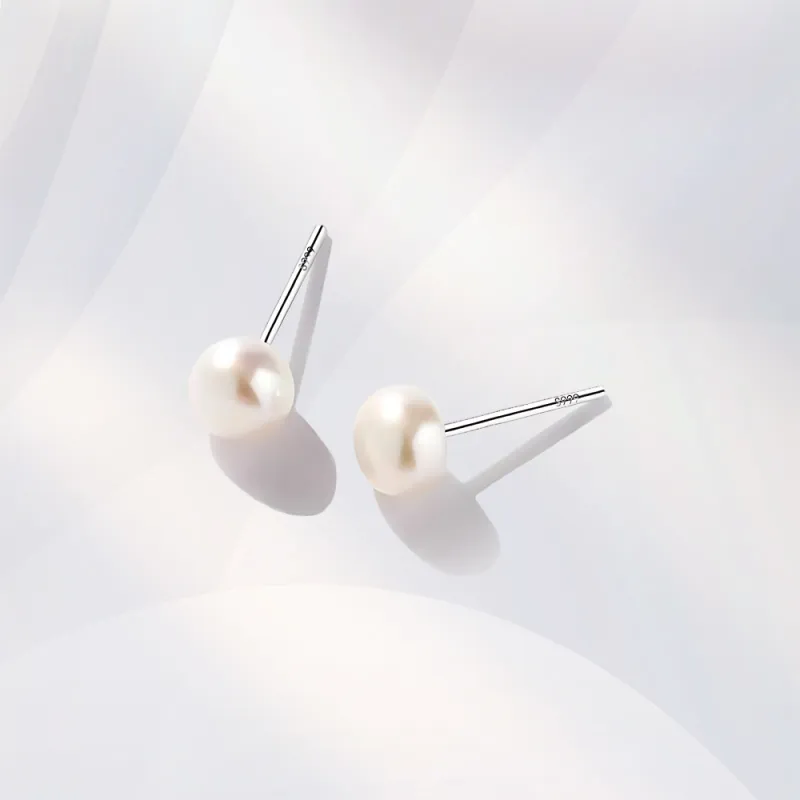 GUDS GAVE 999 Fine Silver Stud Earrings Women's-3