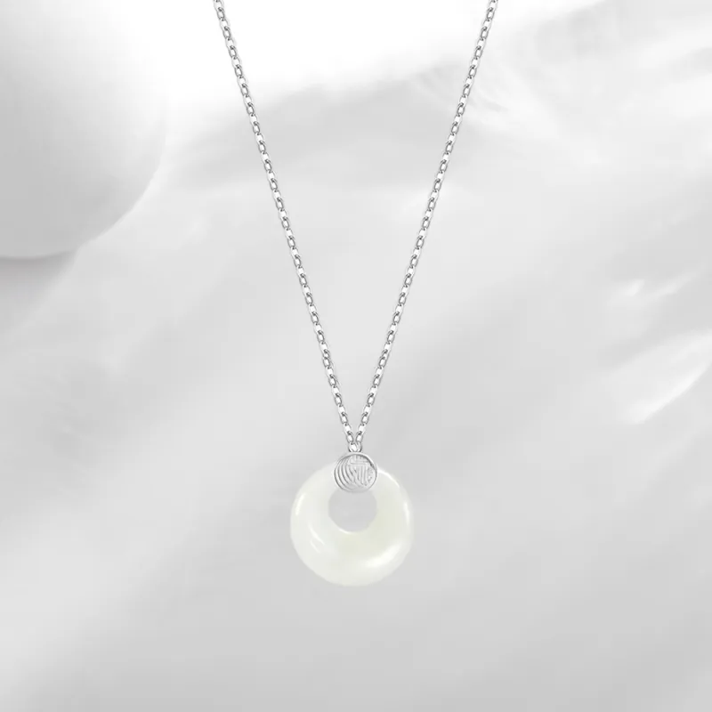 GUDS GAVE Chalcedony Necklaces Unisex-2