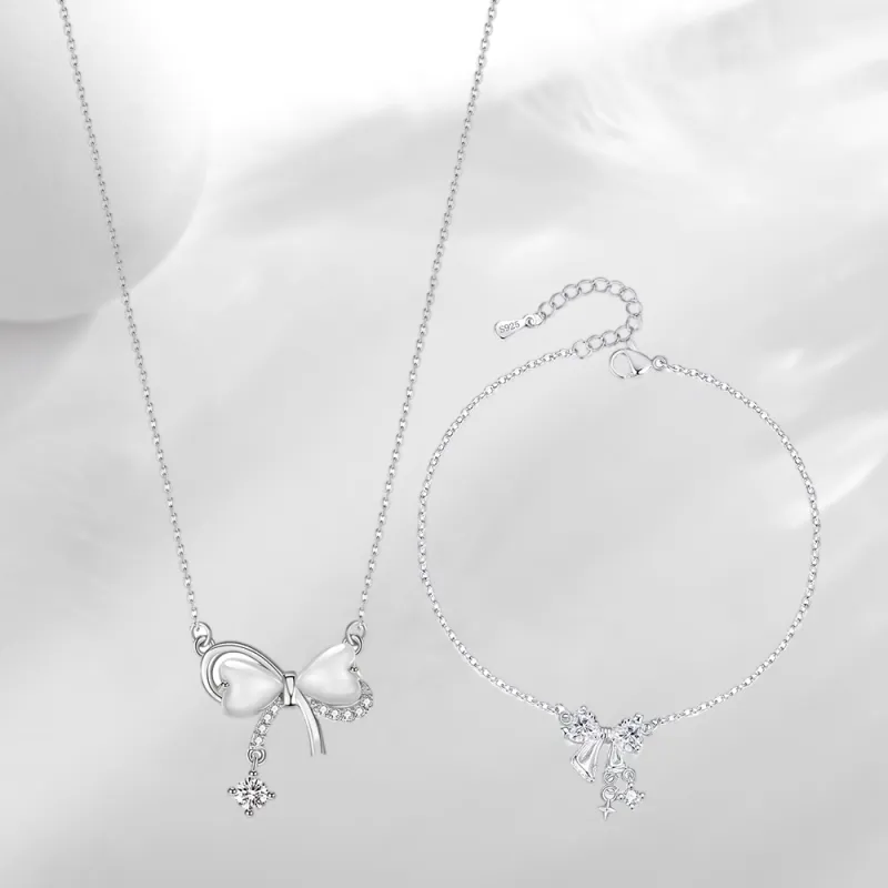 GUDS GAVE Glass Cat Eye Jade Necklaces Unisex-1
