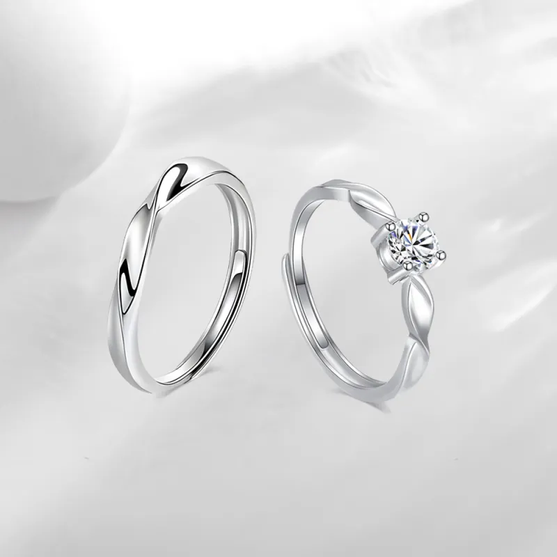 GUDS GAVE S999 Fine Silver Rings Unisex-1
