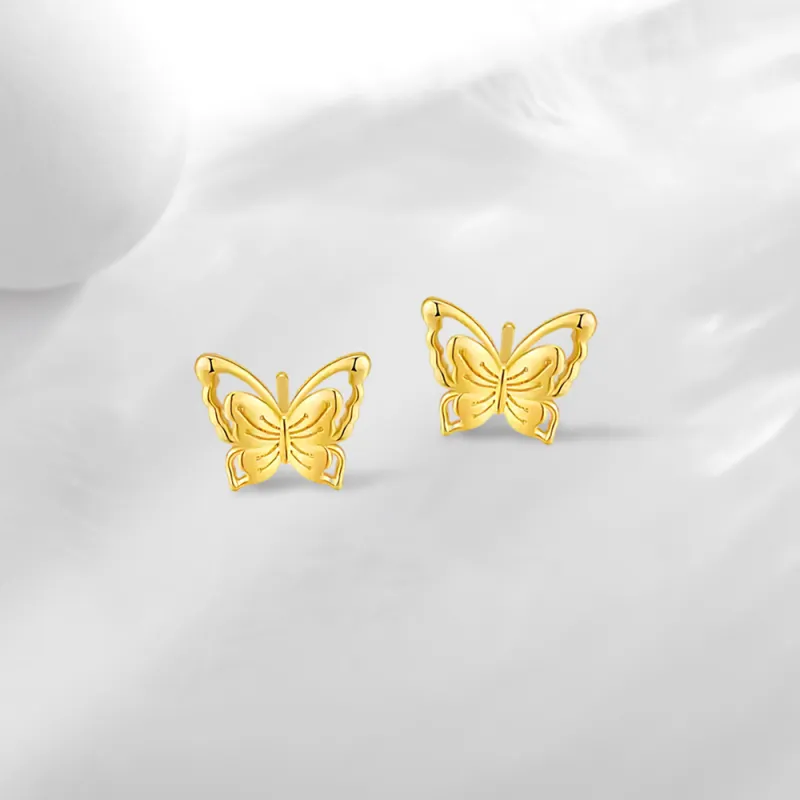 GUDS GAVE S925 Silver Stud Earrings Women's-1