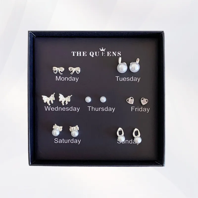 GUDS GAVE Alloy Stud Earrings Unisex-2
