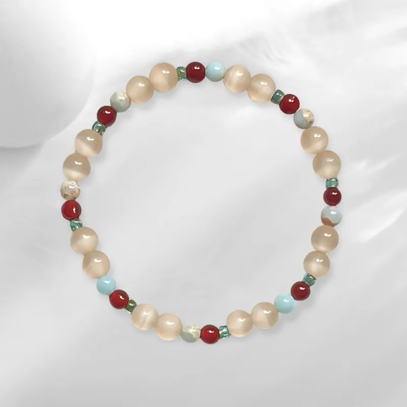 GUDS GAVE Glass Cat Eye Bracelets Unisex-1
