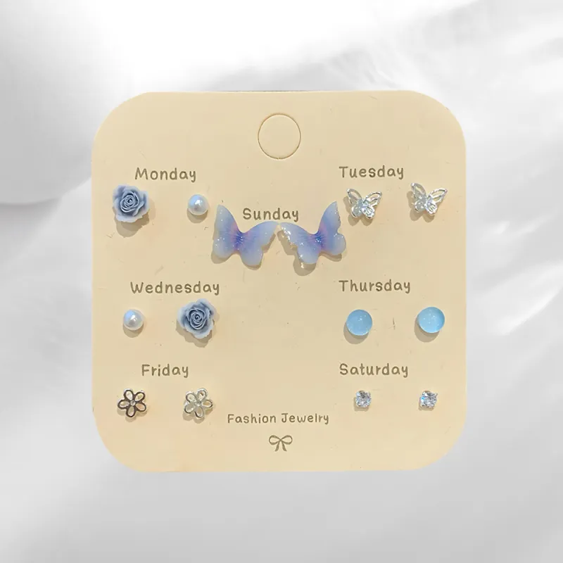 GUDS GAVE Alloy Stud Earrings Women's-1