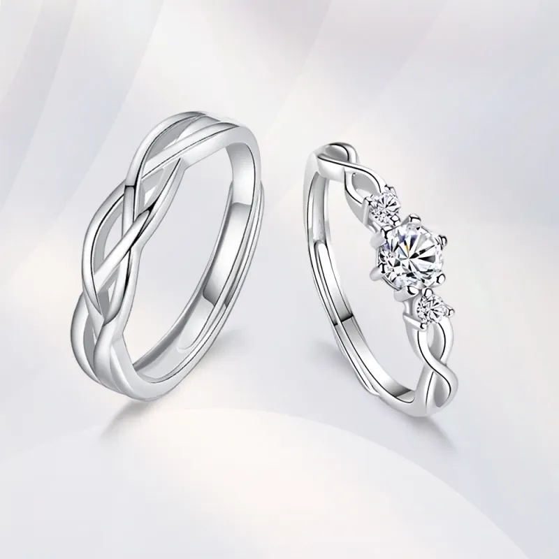 GUDS GAVE S999 Fine Silver Rings Unisex-2