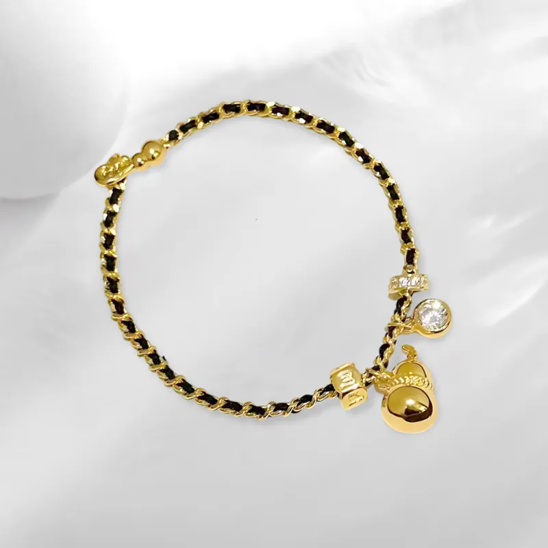 GUDS GAVE Zircon Bracelets Unisex-1