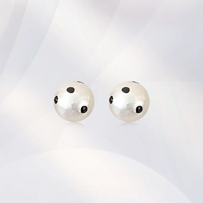 GUDS GAVE Faux Pearl Stud Earrings Women's-2