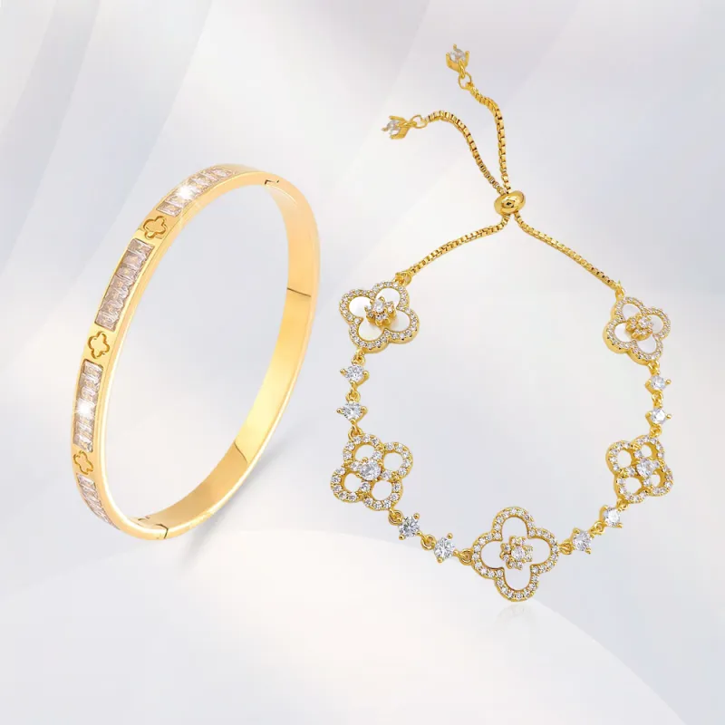 GUDS GAVE Zircon Bracelets Women's-2