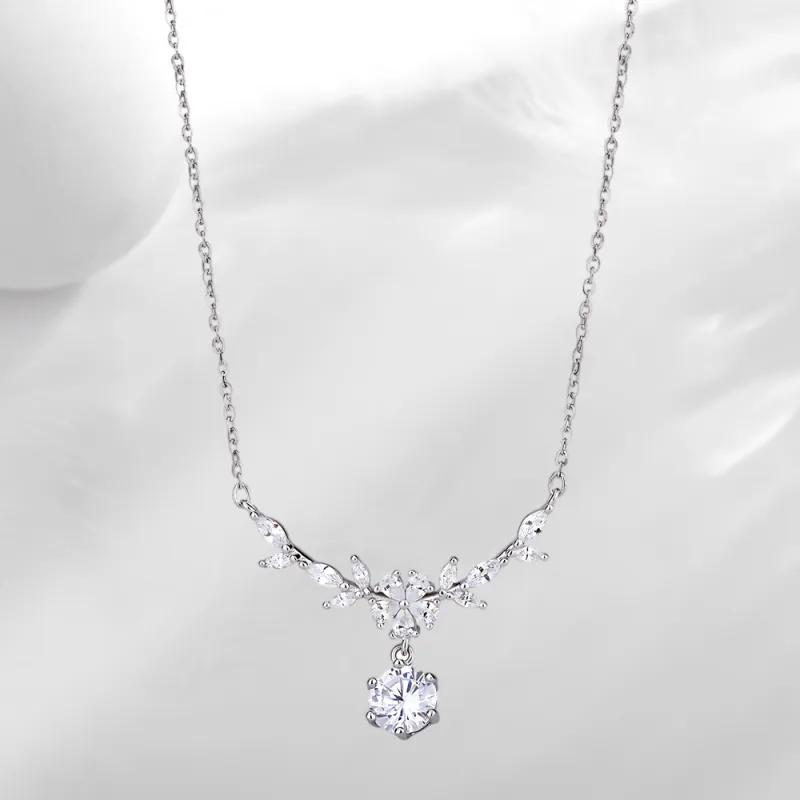 GUDS GAVE Zircon Necklaces Women's-1