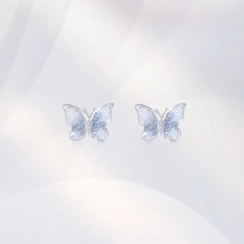 GUDS GAVE Faux Crystal Stud Earrings Women's-2