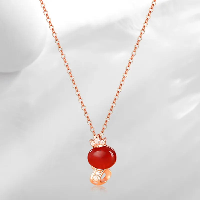 GUDS GAVE Agate Jade Necklaces Women's-2