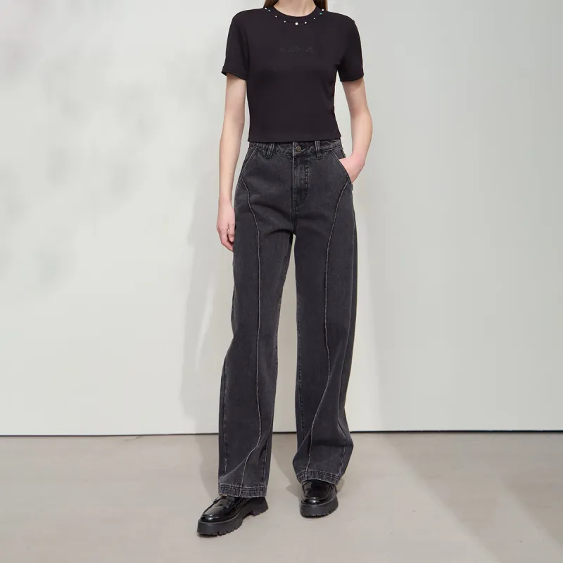AMII Jeans Women's Black-2