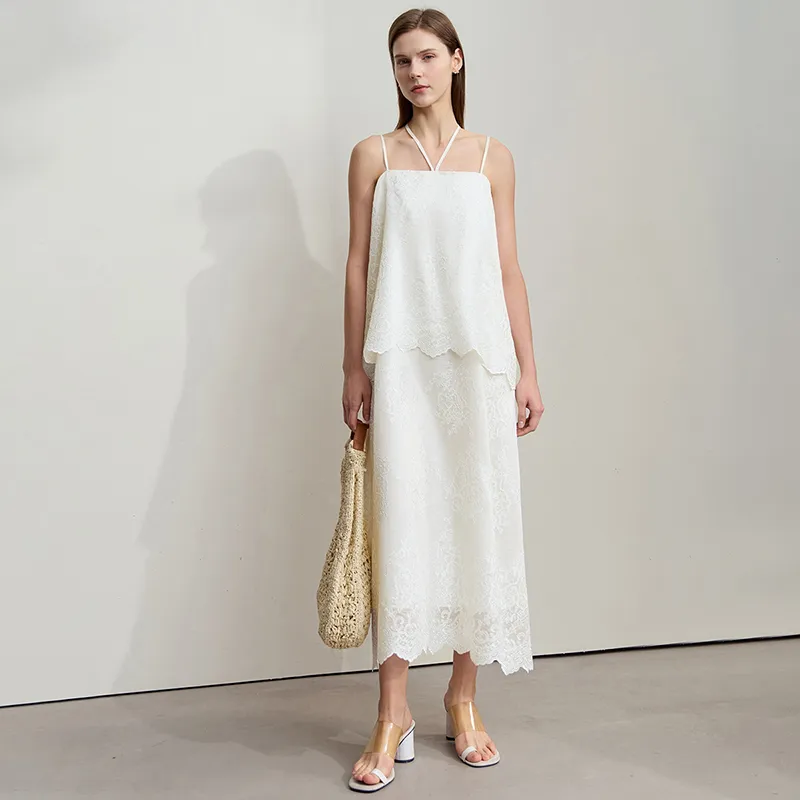 AMII Slip Dresses Women's Ecru-2