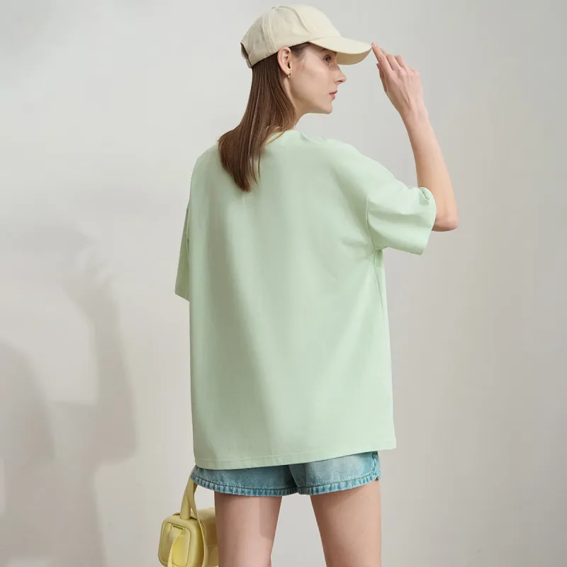 AMII Drop Shoulder Sleeve T Shirt Women's-5