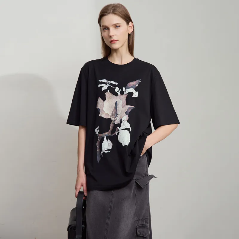 AMII Drop Shoulder Sleeve T Shirt Women's-9