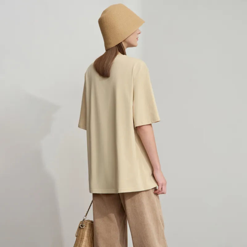 AMII Drop Shoulder Sleeve T Shirt Women's-5