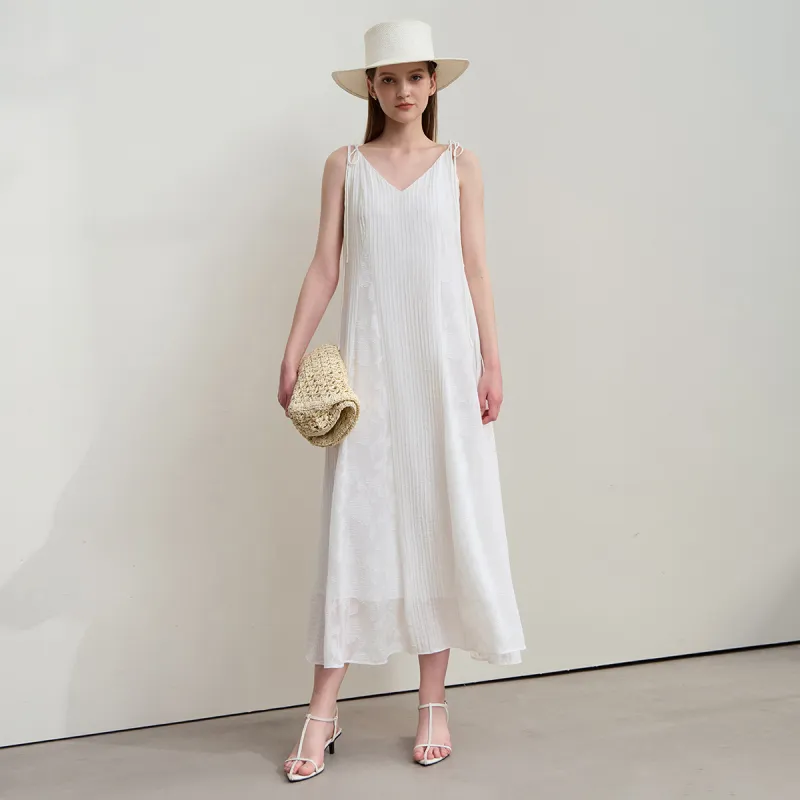 AMII Slip Dresses Women's Ecru-4