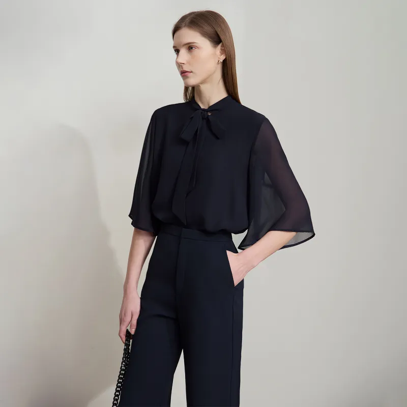 AMII Chiffon Shirts Women's-3
