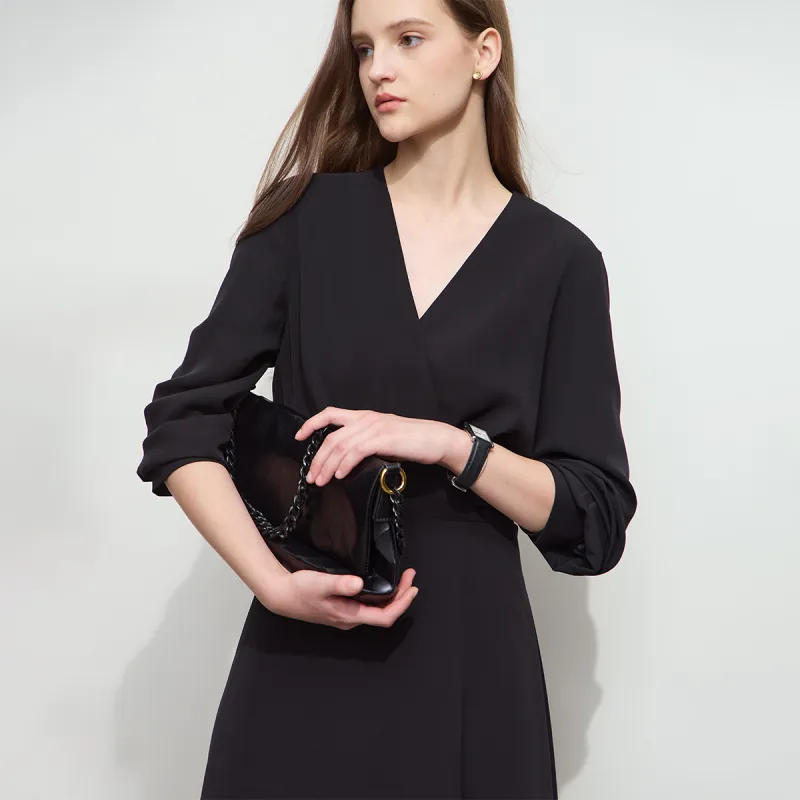 AMII Long-Sleeved Dresses Women's-3
