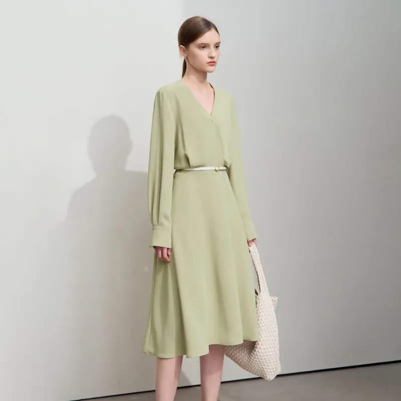 AMII Long-Sleeved Dresses Women's-10