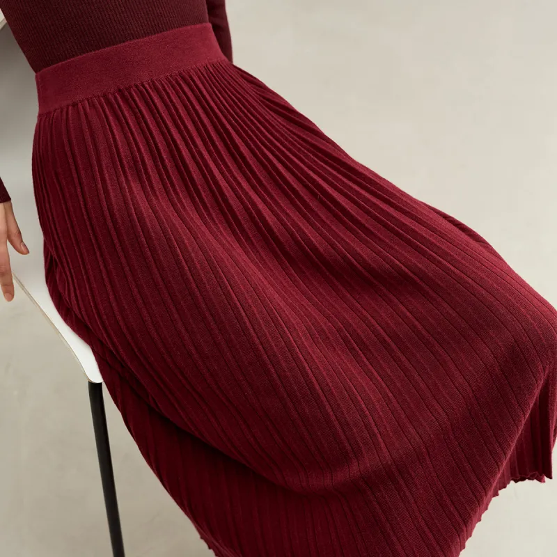 AMII Casual Long Skirts Women's-5