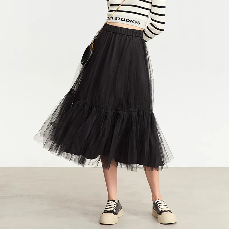 AMII Casual Short Skirts Women's-2