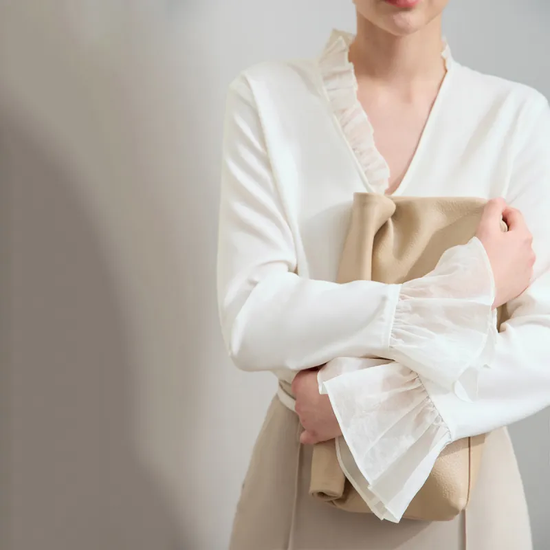 AMII Chiffon Shirts Women's-4