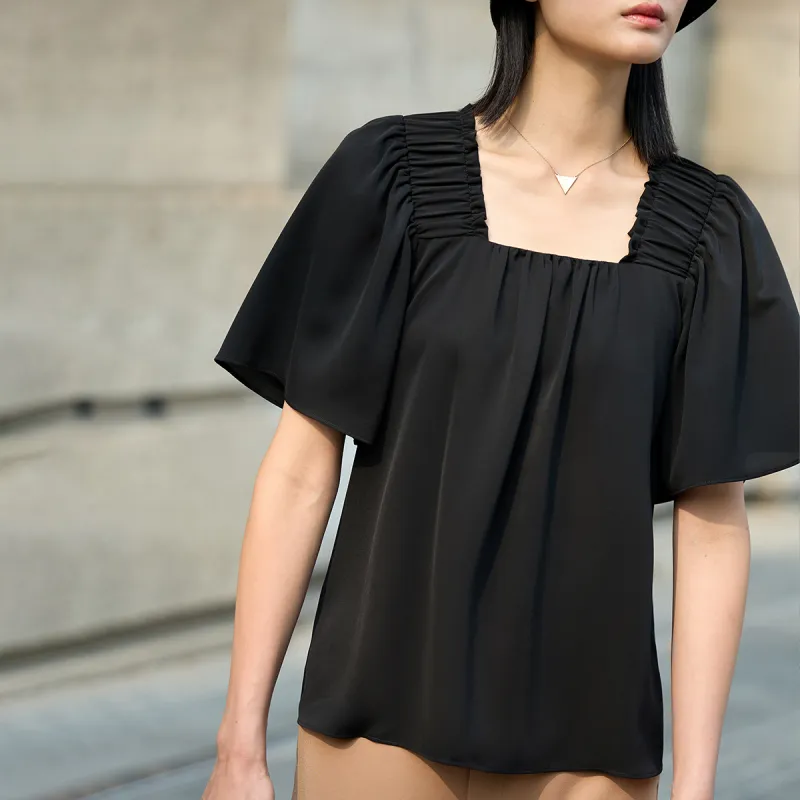 AMII Chiffon Shirts Women's-4