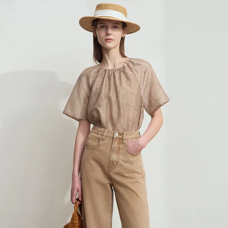 AMII T Shirts Women's Khaki-6