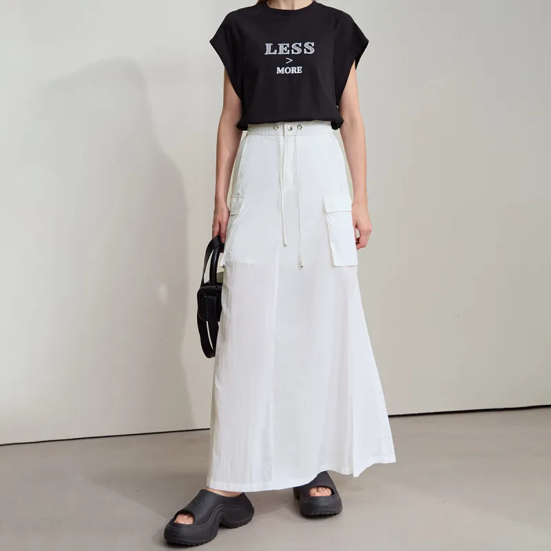 AMII Casual Long Skirts Women's-3