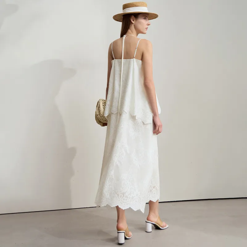 AMII Slip Dresses Women's Ecru-4