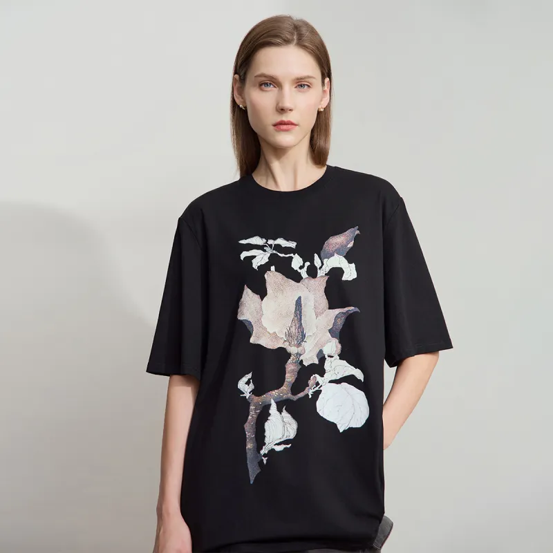 AMII Drop Shoulder Sleeve T Shirt Women's-10