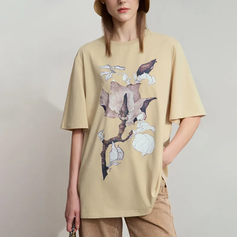 AMII Drop Shoulder Sleeve T Shirt Women's-4
