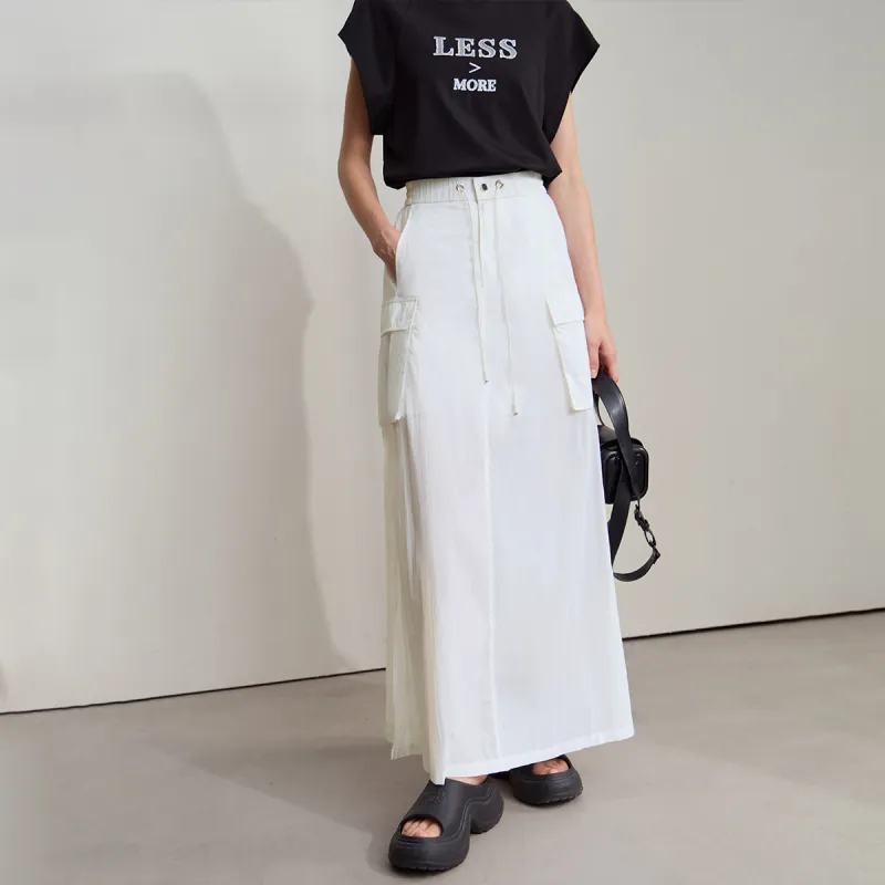 AMII Casual Long Skirts Women's-5