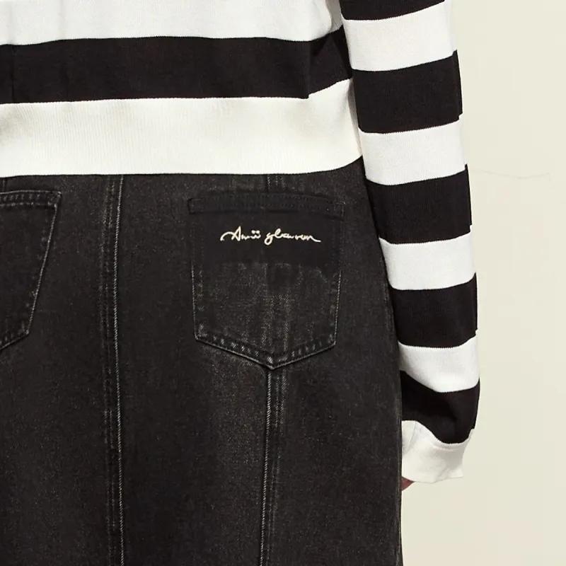 AMII Denim Long Skirts Women's-9