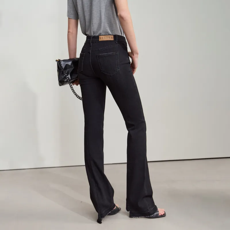 AMII Jeans Women's Denim Black-4