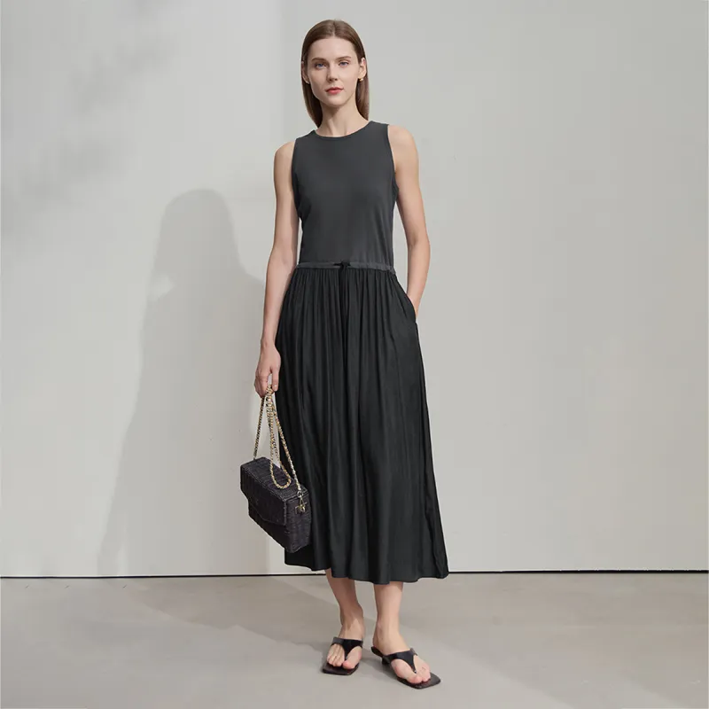 AMII Sleeveless Dresses Women's Dark Gray-2