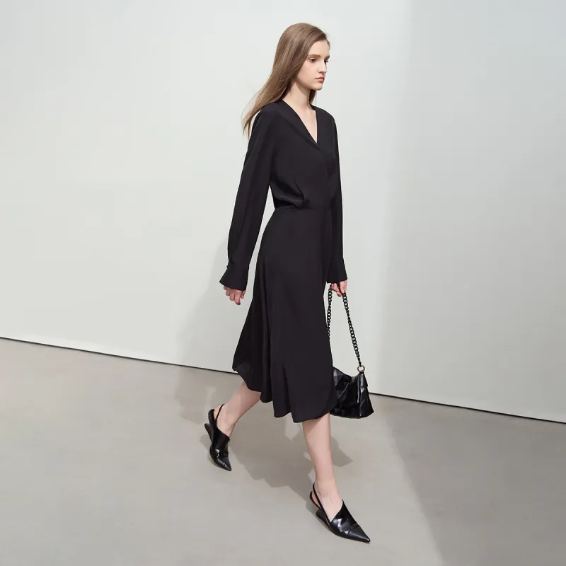 AMII Long-Sleeved Dresses Women's-2
