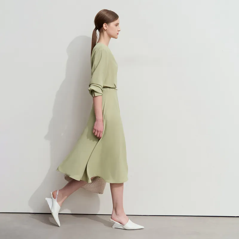 AMII Long-Sleeved Dresses Women's-11