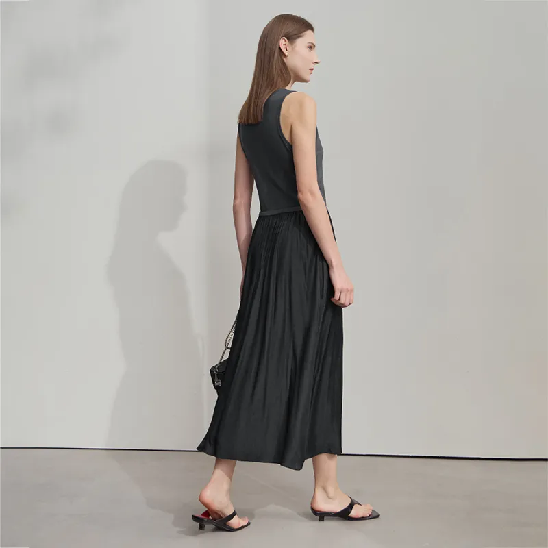 AMII Sleeveless Dresses Women's Dark Gray-6