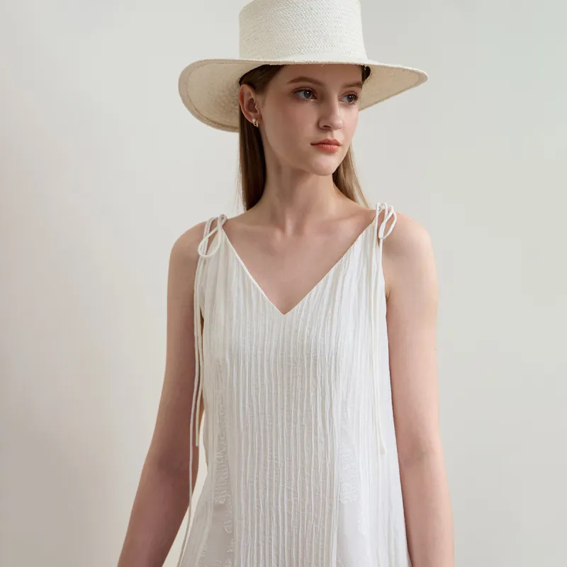 AMII Slip Dresses Women's Ecru-7